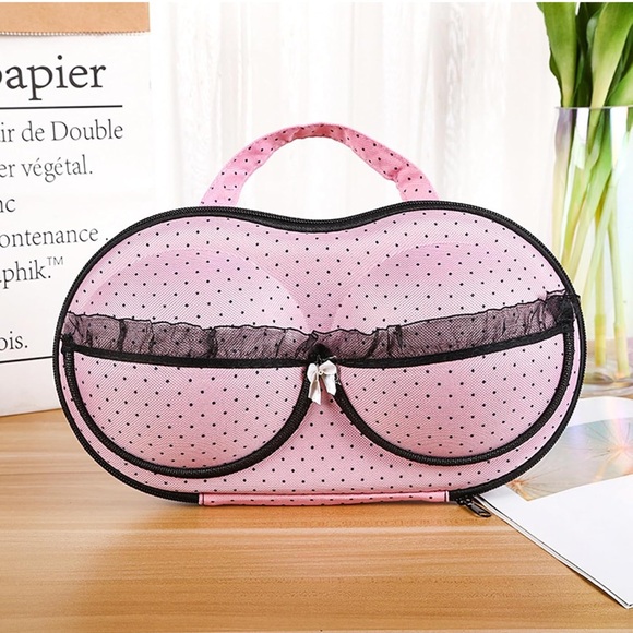 Pink Polka Dot Women's Bag - Picture 5 of 11